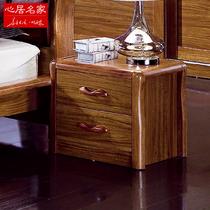 木人造板框架结构储藏成人现代中式 床头柜
