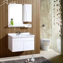 橡木一体陶瓷盆E1级欧式 浴室柜