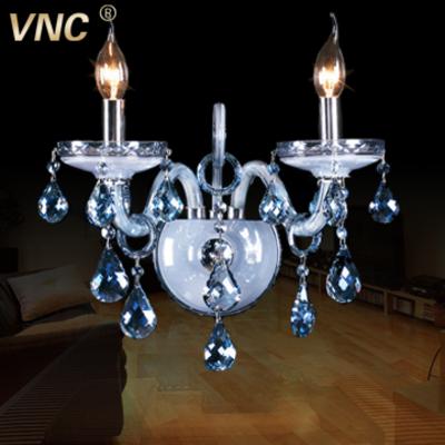 VNC 水晶地中海电镀白炽灯节能灯LED 壁灯