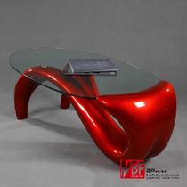 铸模钢化玻璃钢玻璃工艺塑料工艺简约现代 BCT034茶几