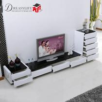 DT12配套电视柜人造板烤漆密度板/纤维板玻璃框架结构储藏成人简约现代 电视柜