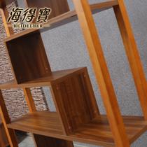 实木饰品柜框架结构柚木现代中式 玄关