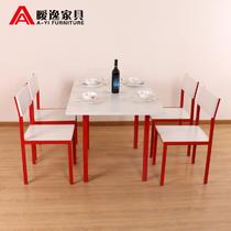 整装刨花板/三聚氰胺板正方形简约现代 餐桌