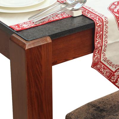兆升家具 木组装大理石框架结构水曲柳多功能长方形北欧/宜家 CZ-8餐桌