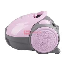 粉色卧式集尘袋机械式 吸尘器