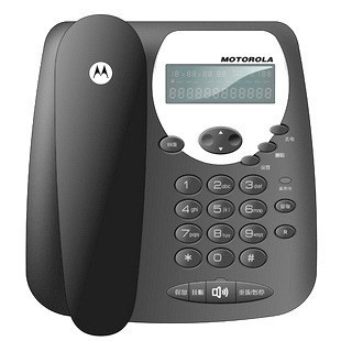 摩托罗拉 白色有绳电话 CT2C电话机