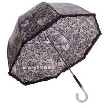 半自动塑料雨伞长柄伞成人 HQ005遮阳伞