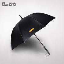 黑色手动遮阳伞长柄伞成人 遮阳伞