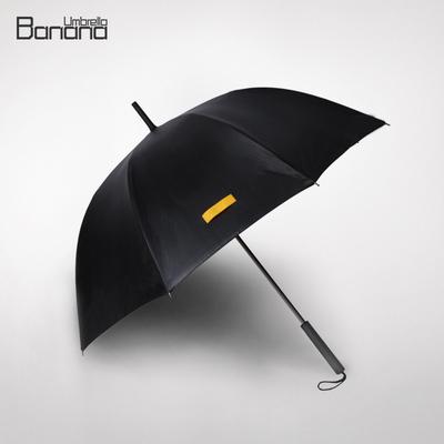 BananaUmbrella 黑色手动遮阳伞长柄伞成人 遮阳伞