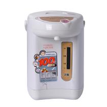 白色国产优质温控器不锈钢电热开水瓶3L立体环绕加热 电水壶