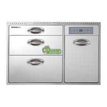 银白色101L以上二星级臭氧+紫外线+高温嵌入柜整机保修一年钢化玻璃机械控制 消毒柜