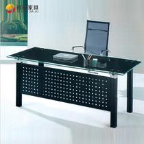 钢木钢化玻璃简约现代 XT-BLQT-010办公桌