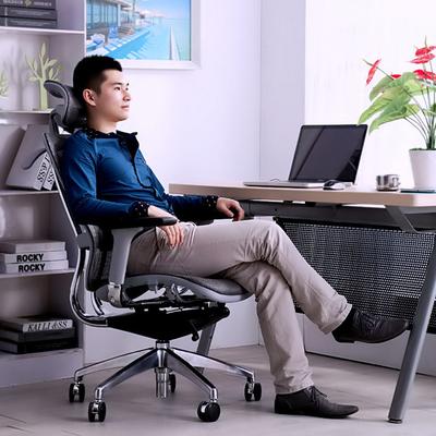 鑫裕隆 金属升降扶手铝合金脚网布 A3电脑椅