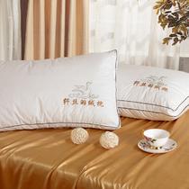 白色十孔枕纤维枕长方形 枕头