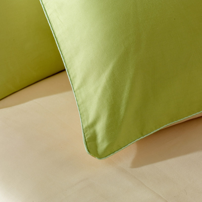 米兰娜 日式活性印花斜纹纯色床单式简约风 床品件套四件套