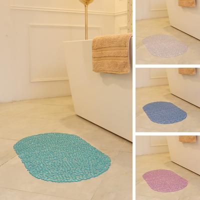 Rui．B PVC卫浴纯色韩式机器织造 地垫