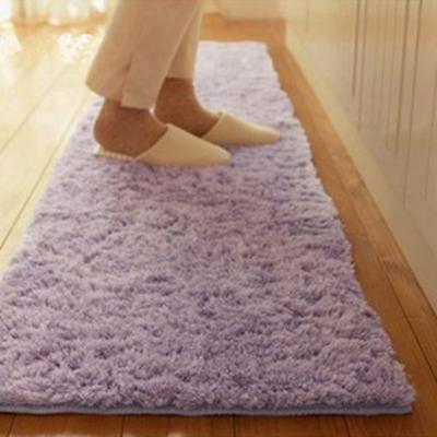 Bosstyle 化纤可手洗可机洗日式涤纶纯色长方形日韩机器织造 地毯