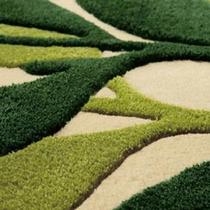 加密加厚化纤日式腈纶叶子长方形日韩手工织造 地毯