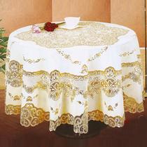 烫金镂空PVC直径150直径180植物花卉欧式 桌布