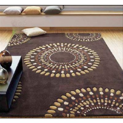 鑫乙达 图案加密加厚化纤美式乡村腈纶植物花卉长方形中国风手工织造 地毯