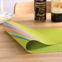 浅灰色桔色蓝色绿色PVC欧式 餐垫