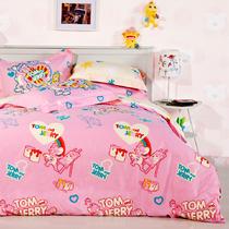 床笠款床单款韩式涂料印花斜纹卡通动漫床单式卡通风 09902EE床品件套四件套