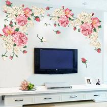 平面花色倾国2D墙贴植物花卉 墙贴
