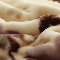 拉舍尔毛毯优等品冬季植物花卉 毛毯