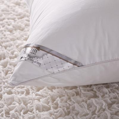 杉杉 舒适枕芯彩边普通款涤棉纤维枕长方形 枕头