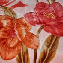 5%拉舍尔WK2023-5.2-2毛毯一等品冬季植物花卉现代中式 毛毯