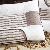负离子一只装斜纹布一等品棉布长方形 枕头护颈枕