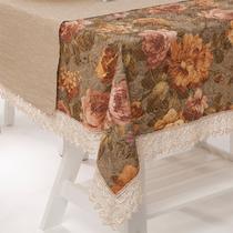 奢华凡尔赛布植物花卉欧式 桌布