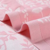 粉红色深灰色浅驼色3%-5%毛巾毯一等品春秋条纹简约现代 毛毯