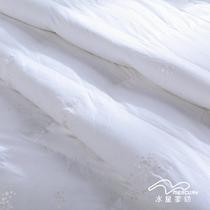 白色超细纤维冬季普通全棉化纤 被芯