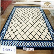 羊毛欧式植物花卉长方形中国风手工织造 YF012地毯