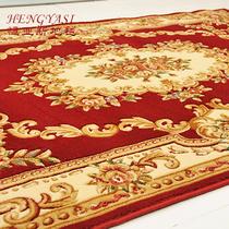 混纺欧式植物花卉长方形欧美手工织造 地毯