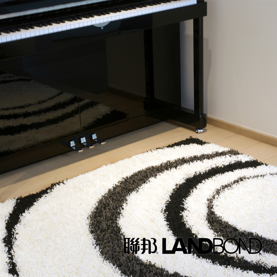 联邦 化纤简约现代丙纶几何图案长方形欧美机器织造 地毯