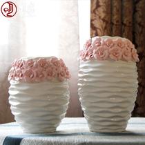 矮款高款陶瓷落地花瓶中号欧式 花瓶
