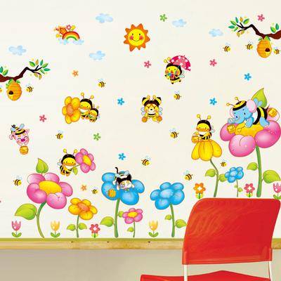 麦朵 小蜜蜂平面墙贴卡通动漫 墙贴