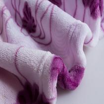 紫罗兰2%-3%优等品春秋植物花卉美式乡村 毛毯