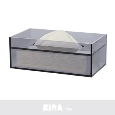 ZIRA LABO 透明绿透明灰 纸巾盒