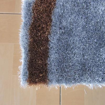 雪之恋 韩国丝地毯化纤简约现代涤纶植物花卉长方形中国风机器织造 地毯