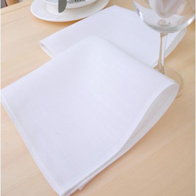 home linen 白色布欧式 白色无绣花餐巾餐垫