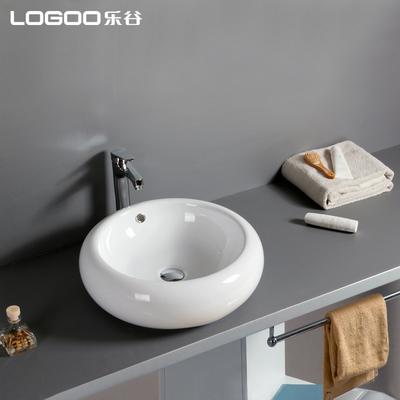 乐谷 陶瓷无孔 LG-E80205洗手盆