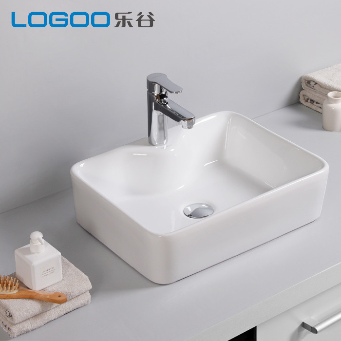 乐谷 陶瓷单孔 LG-E80101洗手盆