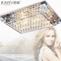 玻璃水晶简约现代长方形白炽灯节能灯LED 2160吸顶灯