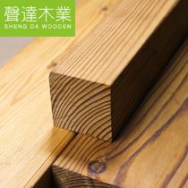 樟子松 声达 深度碳化木45x45mm板材碳化木