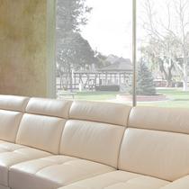 真皮L形水洗木质工艺拼板柳桉木移动海绵品牌LOGO简约现代 沙发