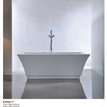 白色有机玻璃独立式 EW6817浴缸