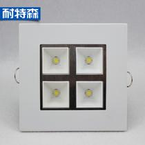 正白光暖白光铁LED NTS-D004-4W射灯